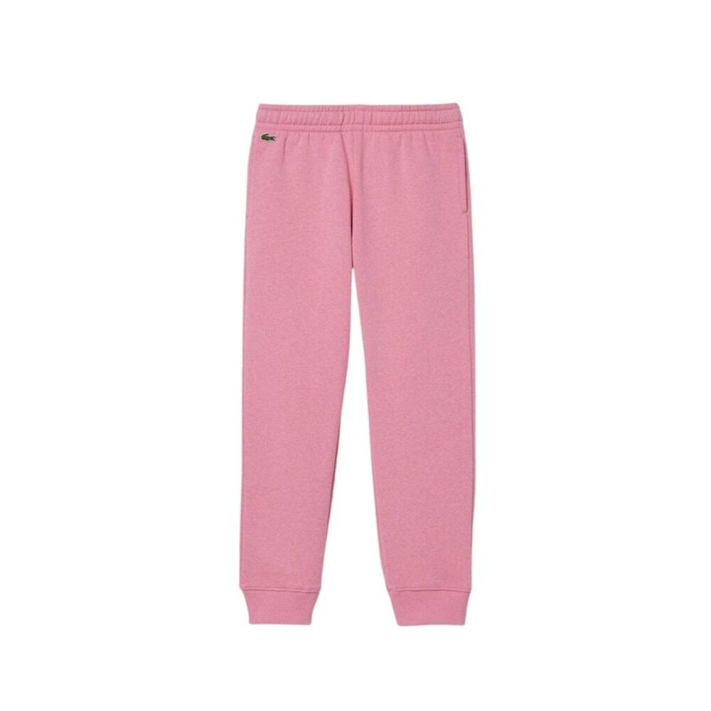 Lacoste Girls Natural Cotton Embroidered Logo Joggers / Pink